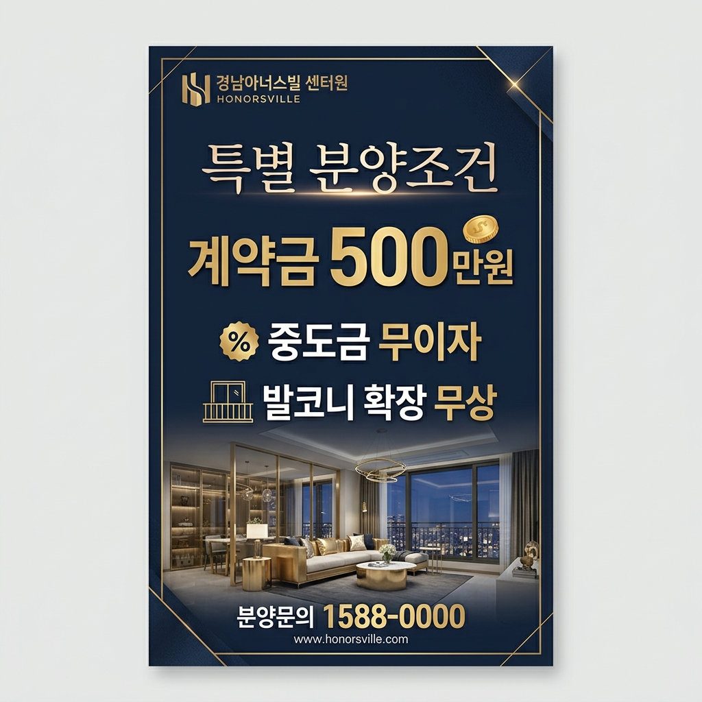 경남아너스빌 센터원 분양 안내