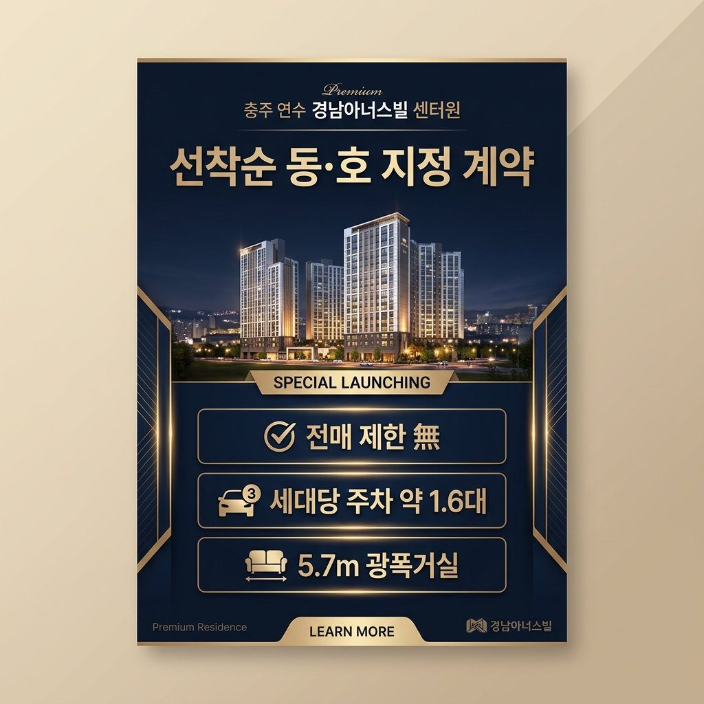 경남아너스빌 센터원 분양 혜택 안내